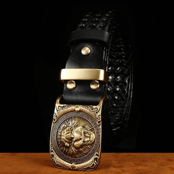 Men’s Retro Brass Belt Buckle GTB3062