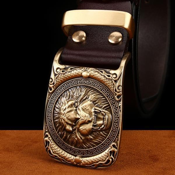 Men’s Retro Brass Belt Buckle GTB3063
