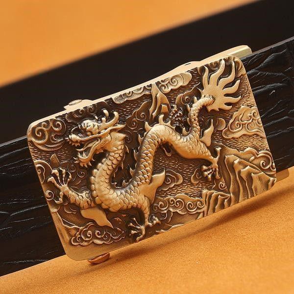 Men’s Retro Brass Belt Buckle GTB3074