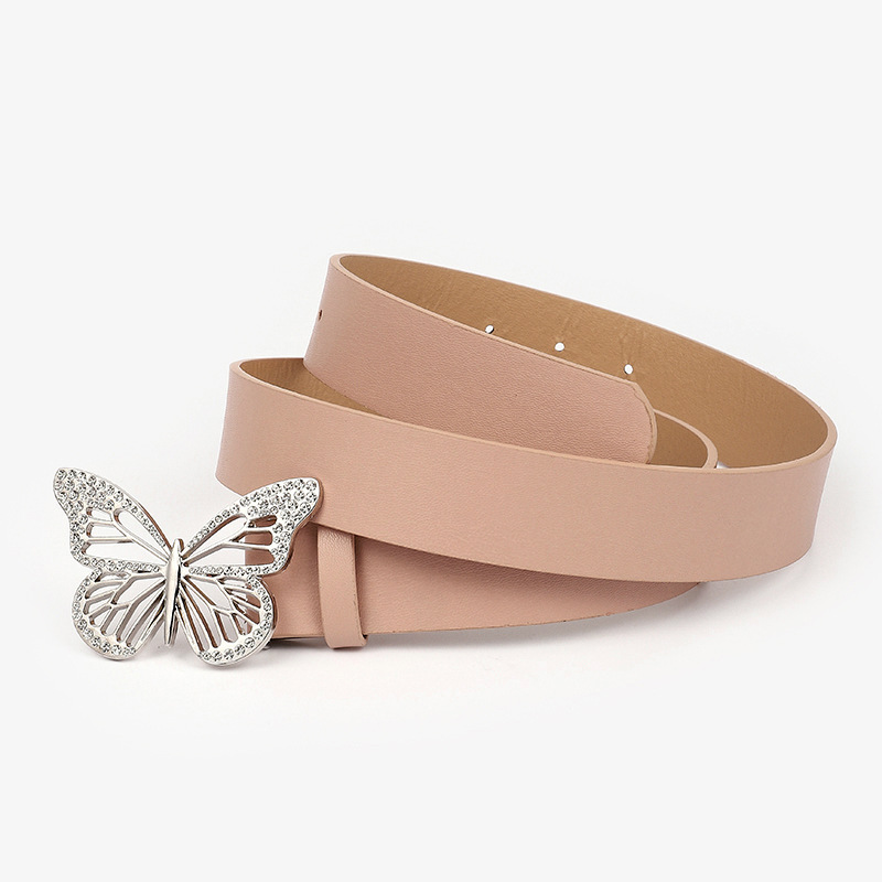 Butterfly Rhinestone Belt Buckle