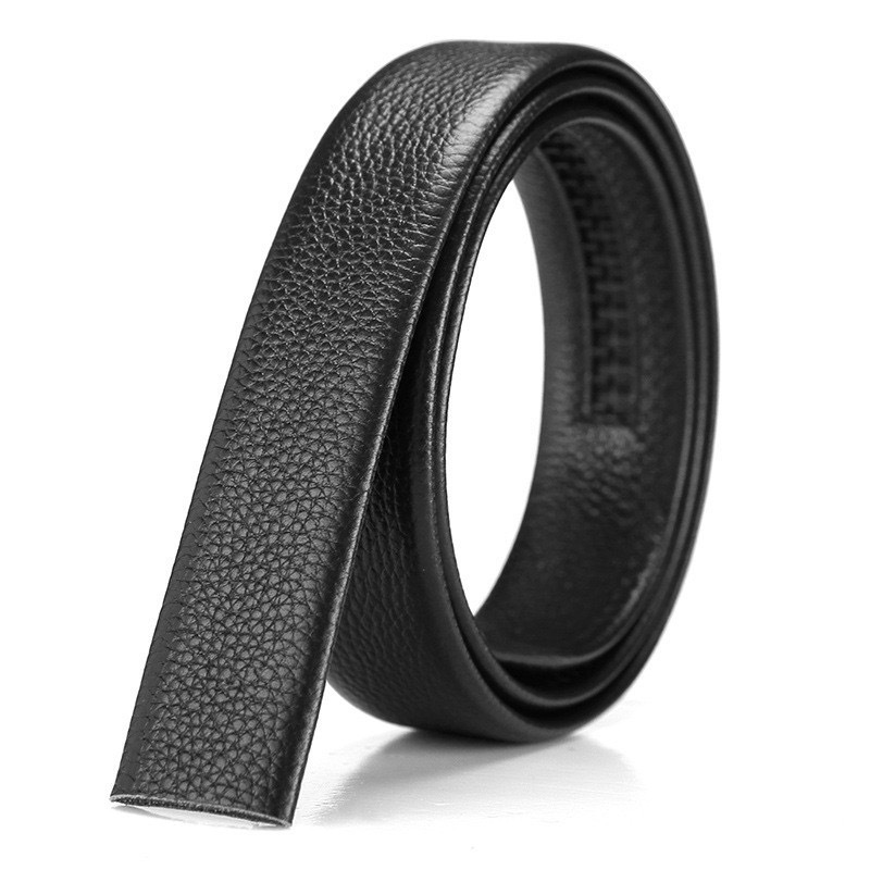 Plain Leather Belt Strap (No Buckle)